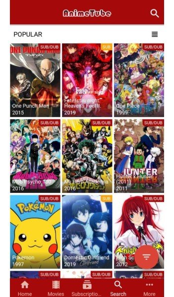 Top 5 Anime watching/streaming apps on Android (Download Links